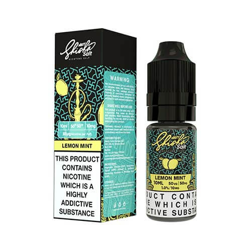 [Old Range ] Nasty Shisha Salts - Lemon Mint E-Liquid 10ml -20mg